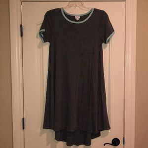 LuLaRoe Grey Carly Dress
